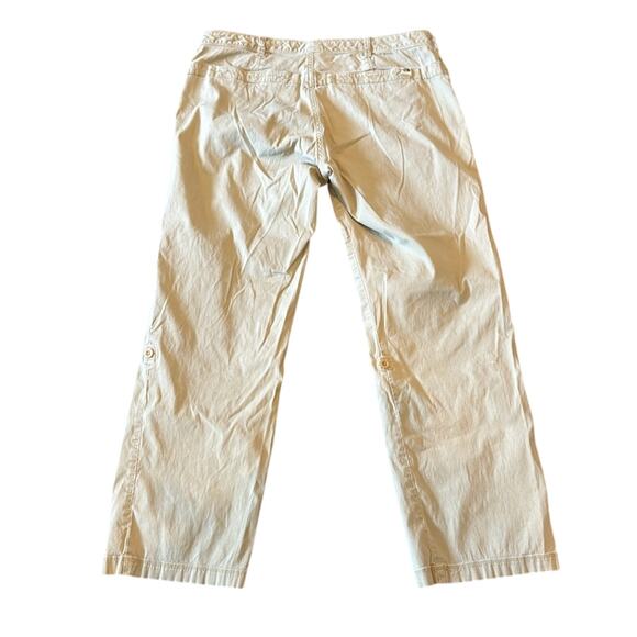 The North Face Women's Khaki Tech Wear Noble Stretch Roll Up Pant Size 14 - Picture 2 of 14